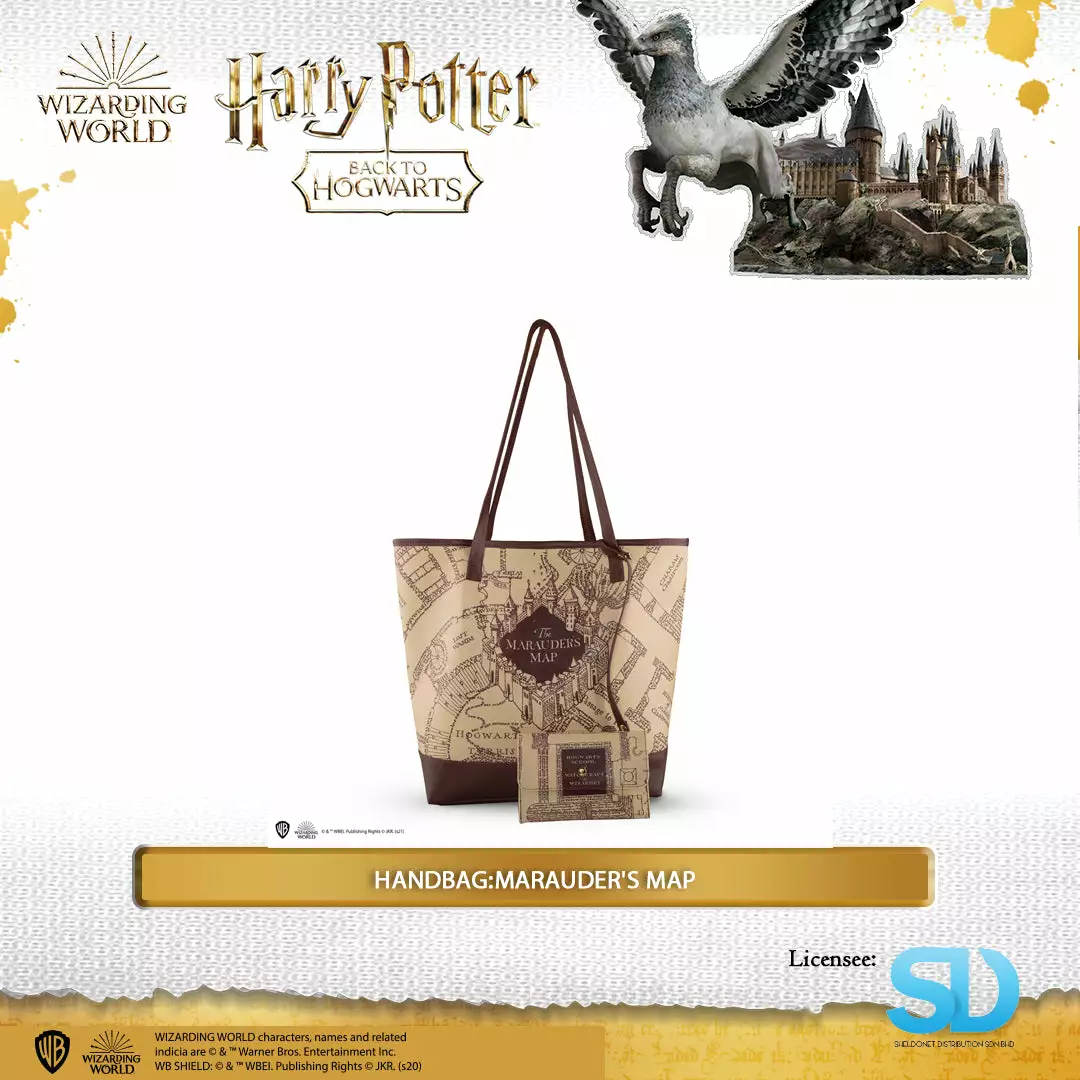 Famesbro Cinereplica: Handbag: Marauder's Map 3 Famesbro Cinereplica: Handbag: Marauder's Map