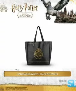 Famesbro Wizarding World Cinereplica: Handbag:Hogwarts - Black PU Leather