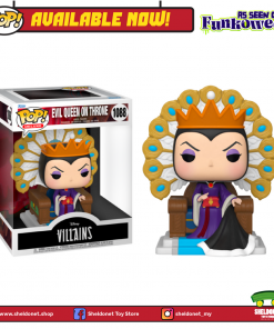 FUNKO [IN-STOCK] Pop! Deluxe: Villains - Evil Queen On Throne