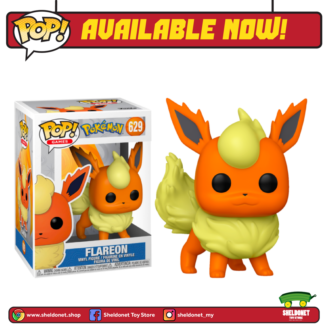 FUNKO Pop! Games: Pokemon - Flareon 3 FUNKO Pop! Games: Pokemon - Flareon