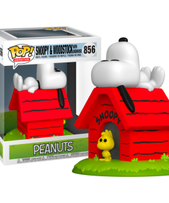 FUNKO Pop! Deluxe : Peanuts - Snoopy With Woodstock With Dog House
