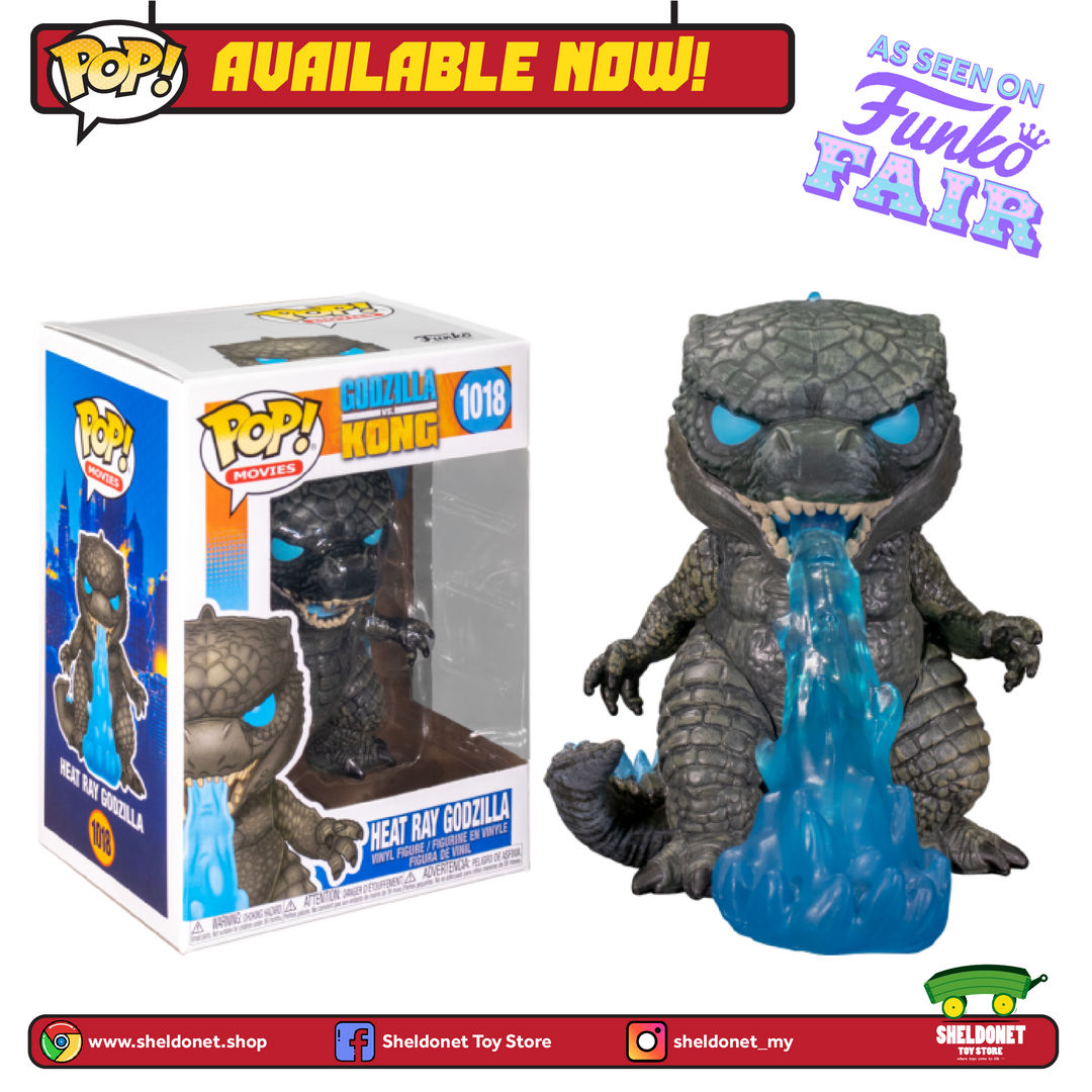 FUNKO Pop! Movies: Godzilla VS Kong - Godzilla Heat Ray 3 FUNKO Pop! Movies: Godzilla VS Kong - Godzilla Heat Ray
