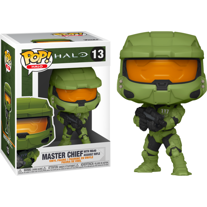 FUNKO Pop! Games: Halo Infinite - Master Chief With MA40 Assault Rifle 3 FUNKO Pop! Games: Halo Infinite - Master Chief With MA40 Assault Rifle