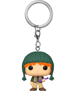 FUNKO Pocket Pop! Keychain: Harry Potter Holiday - Ron Weasley