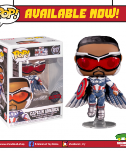 FUNKO Pop! Marvel: The Falcon & Winter Soldier - Captain America (Flying) [Exclusive]