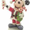 Enesco: Disney Traditions: Mickey Mouse With Candy Cane