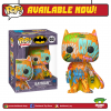 FUNKO Pop! Heroes (Artist Series): DC Comics - Batman (Orange) With Choice Of Pop! Protector (Exclusive)