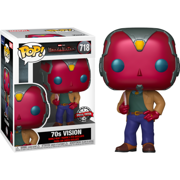 FUNKO Pop! Marvel: Wandavision - 70's Vision (Exclusive) 3 FUNKO Pop! Marvel: Wandavision - 70's Vision (Exclusive)