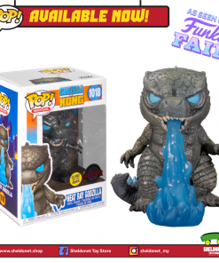 FUNKO [IN-STOCK] Pop! Movies: Godzilla VS Kong - Godzilla (Heat Ray) (Glow In The Dark) [Exclusive]