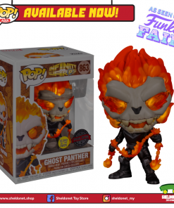 FUNKO [IN-STOCK] Pop! Marvel: Infinity Warps - Ghost Panther (Glow In The Dark) [Exclusive]