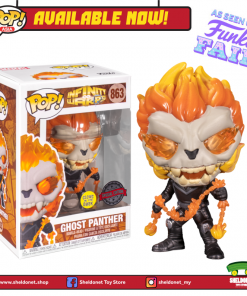 FUNKO [IN-STOCK] Pop! Marvel: Infinity Warps - Ghost Panther (Glow In The Dark) [Exclusive]