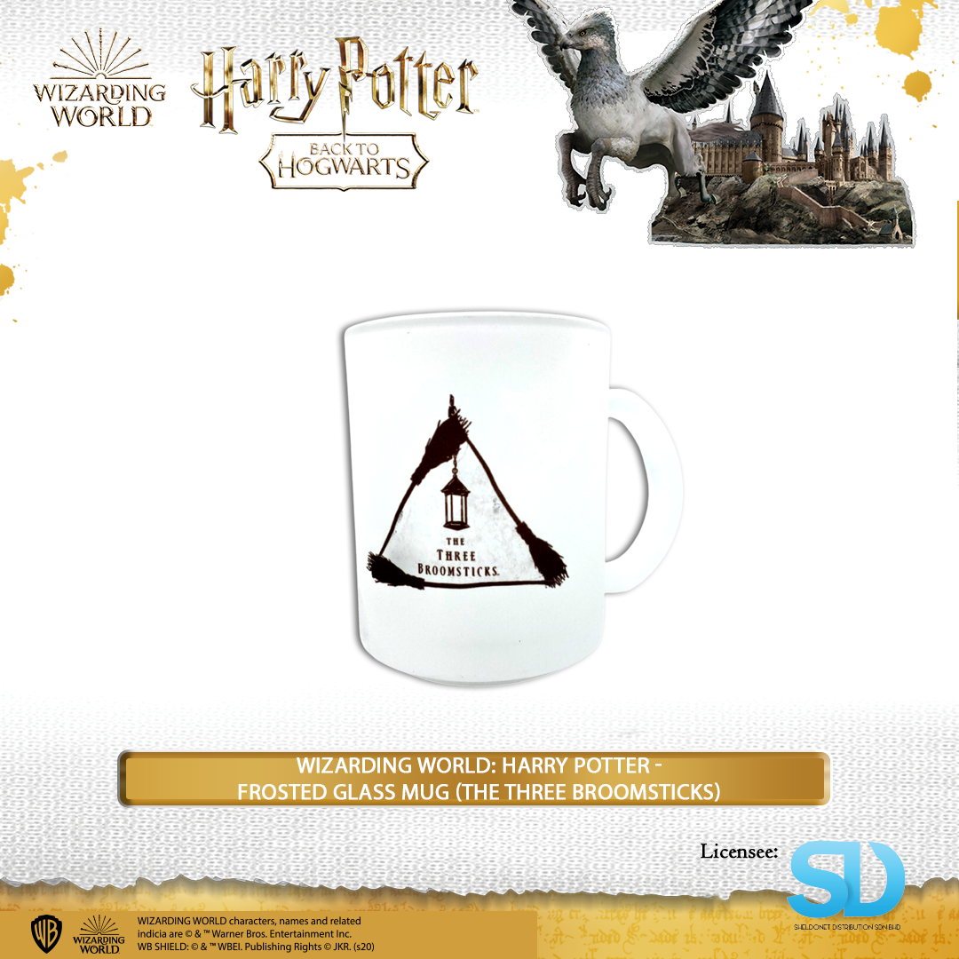 Wizarding World: Harry Potter -FROSTED GLASS MUG (THE THREE BROOMSTICKS) 3 Wizarding World: Harry Potter -FROSTED GLASS MUG (THE THREE BROOMSTICKS)