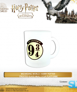 Wizarding World: Harry Potter -FROSTED GLASS MUG ( 9 3/4 PLATFORM)