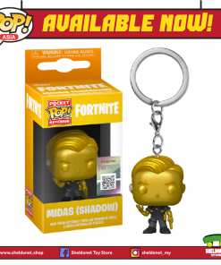 FUNKO Pocket Pop! : Fortnite - Midas (Metallic) Pocket POP! Keychain