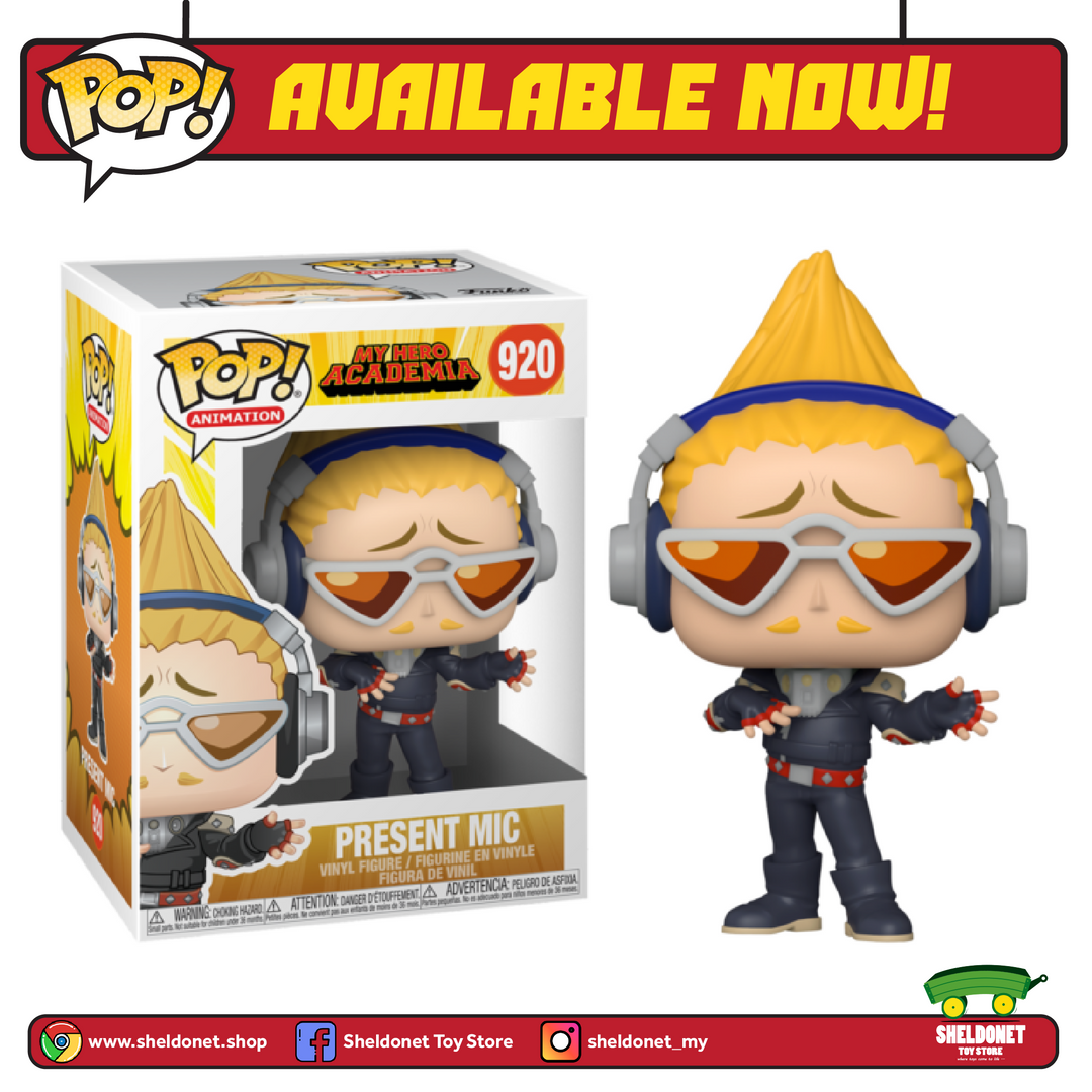 FUNKO Pop! Animation: My Hero Academia - Present Mic 3 FUNKO Pop! Animation: My Hero Academia - Present Mic