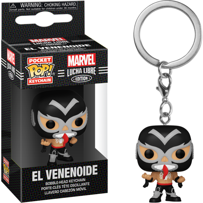 FUNKO Pocket Pop! Keychain: Marvel Luchadores - Venom 3 FUNKO Pocket Pop! Keychain: Marvel Luchadores - Venom
