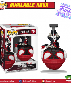 FUNKO POP! Games: Miles Morales- Miles (Winter Suit/Upsidedown) (Exclusive)