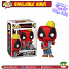FUNKO Pop! Marvel: Deadpool 30th Anniversary - Construction Worker Deadpool [Exclusive]