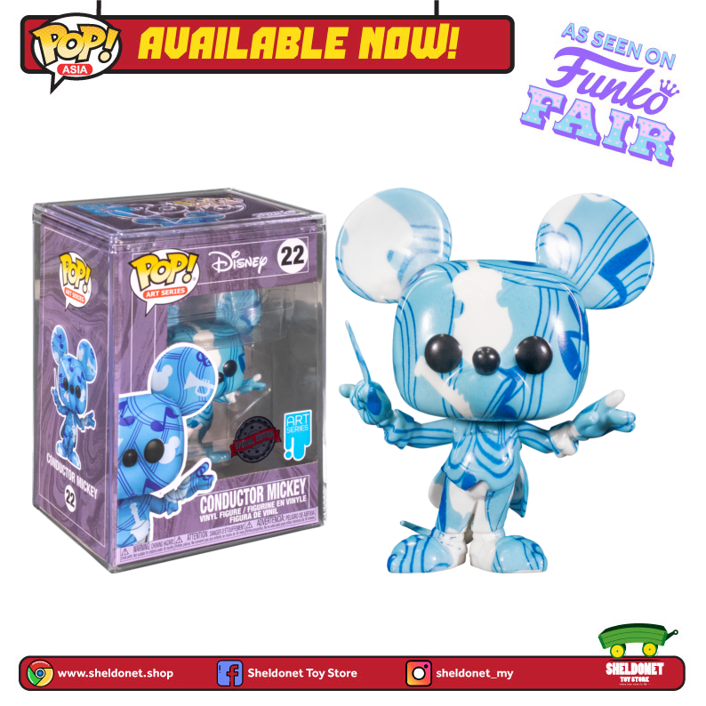 FUNKO Pop! Disney (Artist Series): Mickey Mouse - Conductor Mickey With Choice Of Pop! Protector (Exclusive) 3 FUNKO Pop! Disney (Artist Series): Mickey Mouse - Conductor Mickey With Choice Of Pop! Protector (Exclusive)