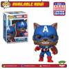 FUNKO Pop! Marvel : Year Of The Shield - Capwolf [SDCC Summer Convention 2021] Convention Exclusive