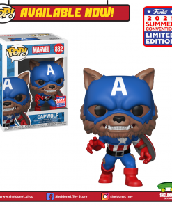 FUNKO Pop! Marvel : Year Of The Shield - Capwolf [SDCC Summer Convention 2021] Convention Exclusive