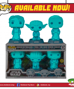 FUNKO Pop! Star Wars: Across The Galaxy - Force Ghost (3-Pack) [Glow In The Dark] [Exclusive]