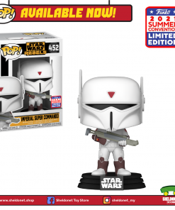 FUNKO Convention Exclusive Pop! Star Wars: Star Wars: Rebels - Imperial Commando (White) [SDCC Summer Convention 2021]
