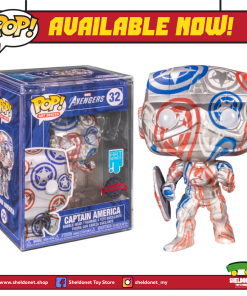FUNKO Pop! Artist Series: Patriotic Age - Captain America With Choice Of Pop! Protector (Exclusive)
