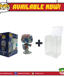 FUNKO Pop! Artist Series: Patriotic Age - Captain America With Choice Of Pop! Protector (Exclusive)
