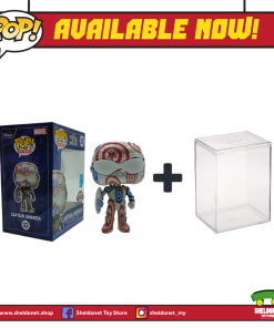 FUNKO Pop! Artist Series: Patriotic Age - Captain America (Falcon) With Choice Of Pop! Protector (Exclusive) 7 FUNKO Pop! Artist Series: Patriotic Age - Captain America (Falcon) With Choice Of Pop! Protector (Exclusive)