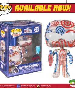FUNKO Pop! Artist Series: Patriotic Age - Captain America (Falcon) With Choice Of Pop! Protector (Exclusive)