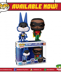 FUNKO Pop! Movies: Space Jam 2: A New Legacy - Bugs Bunny As Batman And LeBron James As Robin (2-Pack) [Exclusive]