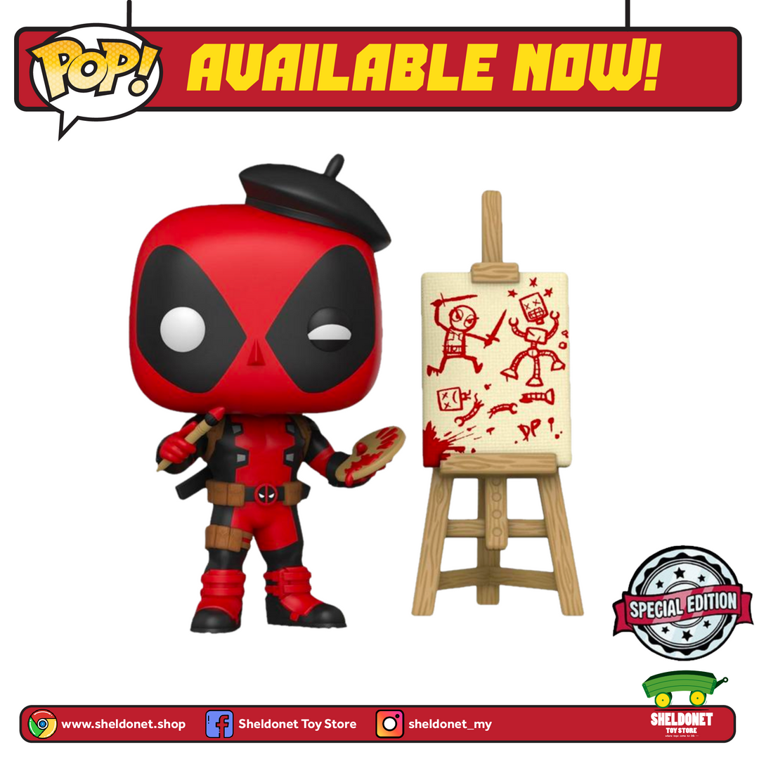 FUNKO Pop! Marvel: Deadpool 30th Anniversary - Artist Deadpool (Exclusive) 3 FUNKO Pop! Marvel: Deadpool 30th Anniversary - Artist Deadpool (Exclusive)