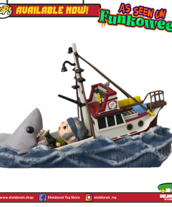 FUNKO [IN-STOCK] Pop! Movie Moments: JAWS - Great White Shark Eating Quinn & Orca Boat [Exclusive]