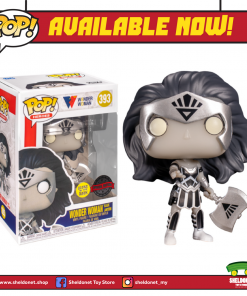 FUNKO Pop! Heroes: Wonder Woman 80th Anniversary - Wonder Woman (Black Lantern) [Glow In The Dark] [Exclusive]