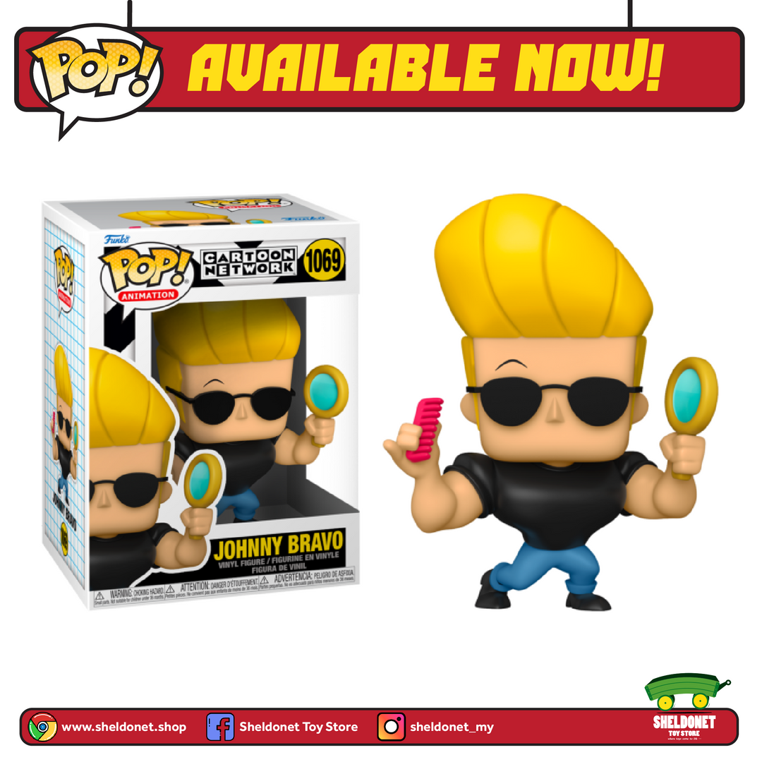 FUNKO Pop! Animation: Johnny Bravo - Johnny Bravo With Mirror And Comb 3 FUNKO Pop! Animation: Johnny Bravo - Johnny Bravo With Mirror And Comb