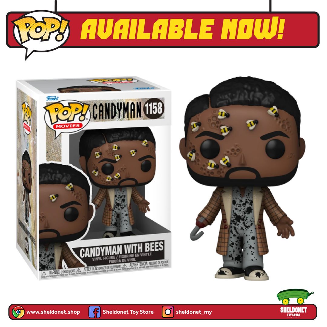 FUNKO Pop! Movies: Candyman - Candyman With Bees 3 FUNKO Pop! Movies: Candyman - Candyman With Bees