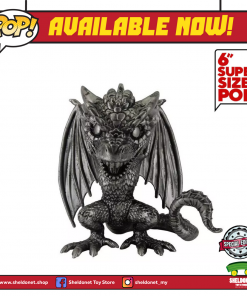 FUNKO Pop! TV: Game Of Thrones [10th Anniversary] - Rhaegal (Iron) 6" Inch [Exclusive]