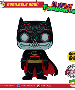 FUNKO [IN-STOCK] Pop! Heroes: Batman - Batman (Dia De Los Muertos) [Glow In The Dark] [Exclusive]