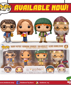 FUNKO Pop! Movies: Harry Potter - Harry Potter (Holiday) 4-Pack [Exclusive]