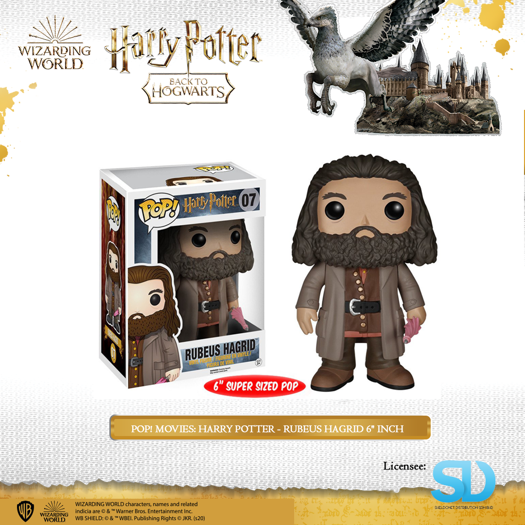 FUNKO POP! Movies: Harry Potter - Rubeus Hagrid 6" Inch 3 FUNKO POP! Movies: Harry Potter - Rubeus Hagrid 6" Inch