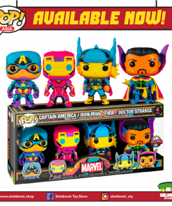FUNKO Pop! Marvel: Blacklight 4-Pack [Exclusive]