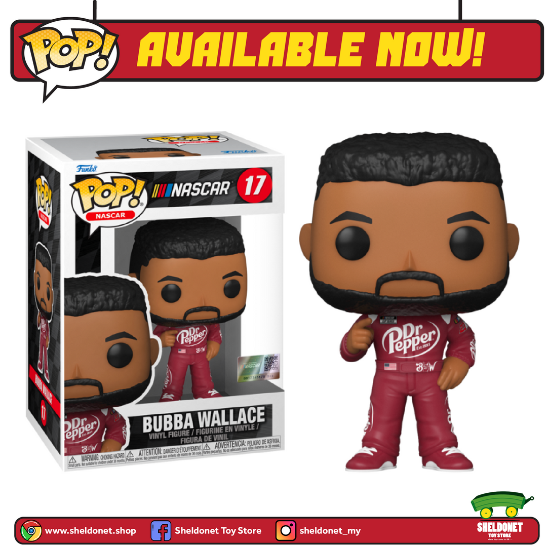 FUNKO Pop! Nascar - Bubba Wallace (Dr. Pepper) 3 FUNKO Pop! Nascar - Bubba Wallace (Dr. Pepper)