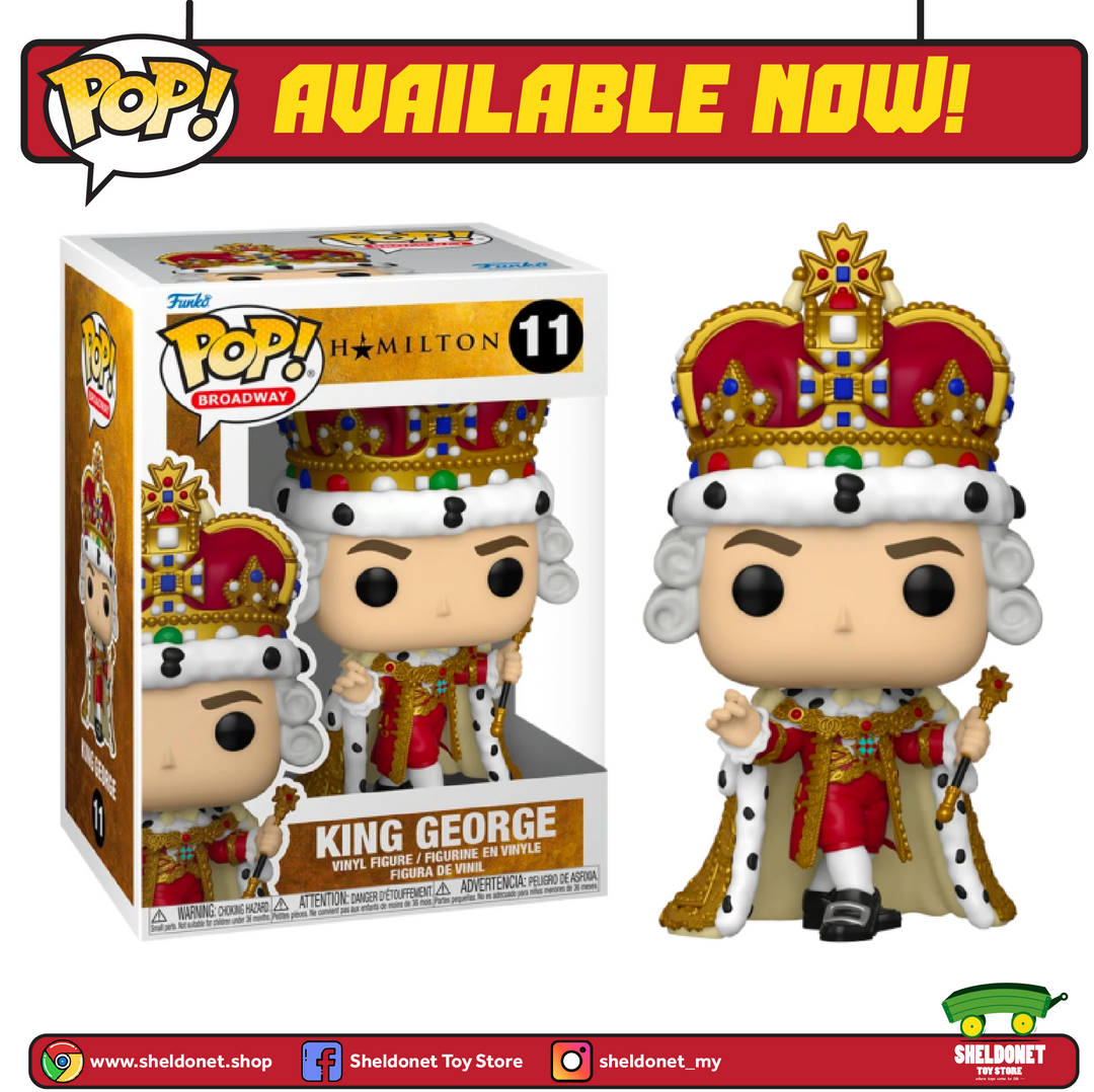 FUNKO Pop! Broadway: Hamilton - King George 3 FUNKO Pop! Broadway: Hamilton - King George