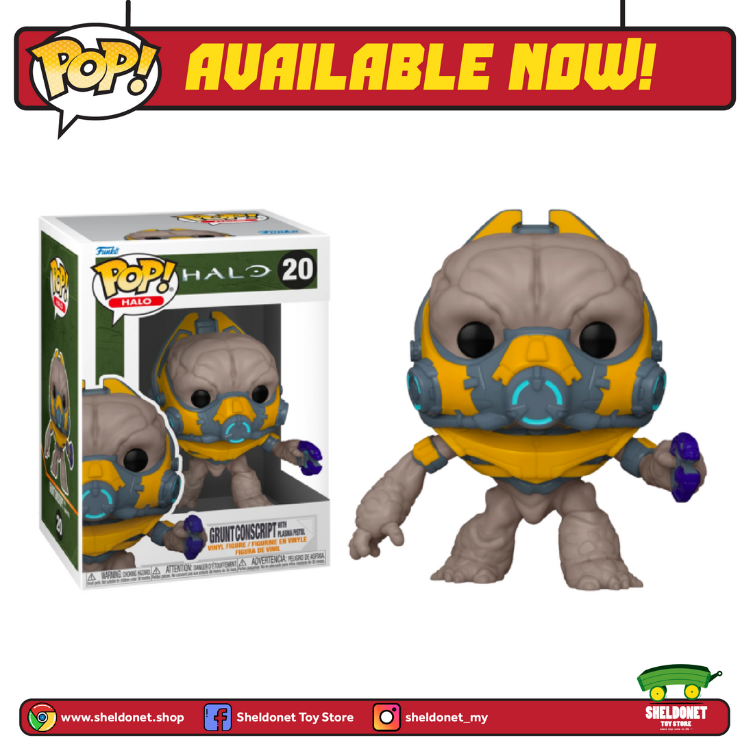FUNKO Pop! Games: Halo Infinite - Grunt With Plasma Pistol 3 FUNKO Pop! Games: Halo Infinite - Grunt With Plasma Pistol