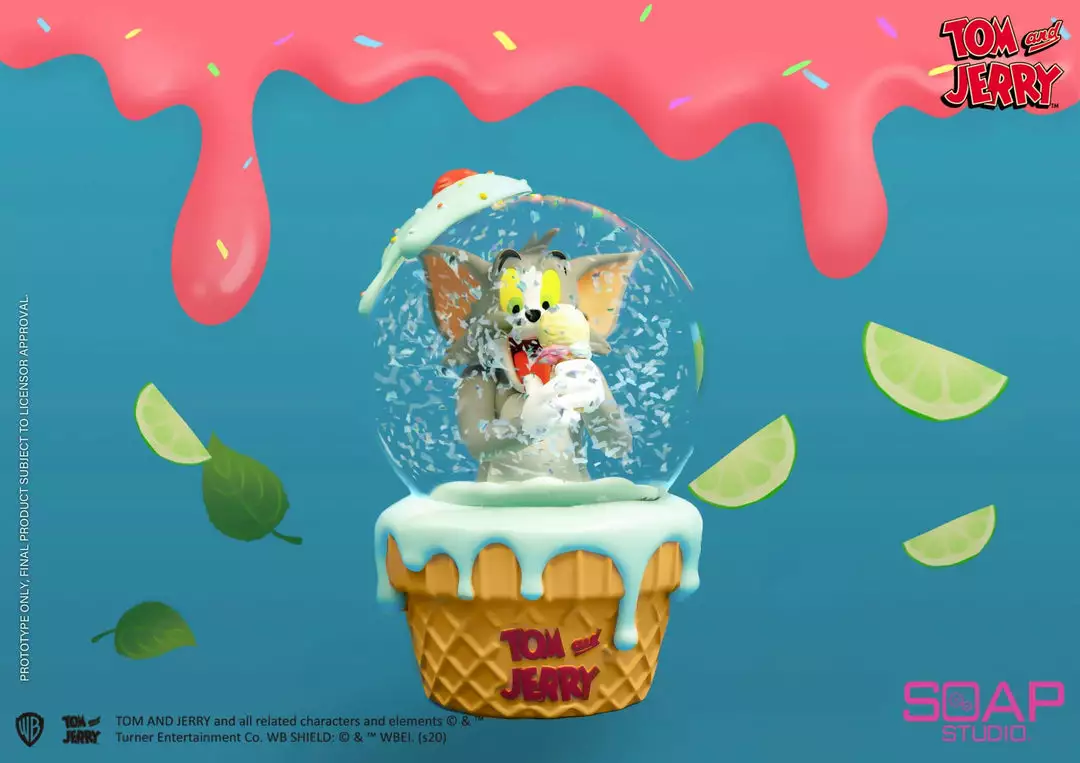 Beast Kingdom: Soap Studio - Tom And Jerry Ice Cream Snow Globe 7 Beast Kingdom: Soap Studio - Tom And Jerry Ice Cream Snow Globe