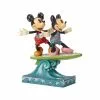 Enesco : Disney Traditions - Minnie And Mickey Surfboard 1 Enesco : Disney Traditions - Minnie And Mickey Surfboard