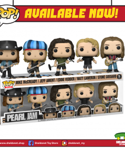 FUNKO Pop! Rocks: Pearl Jam - 5-Pack (Mike McCready, Jeff Ament, Eddie Vedder, Matt Cameron & Stone Gossard)