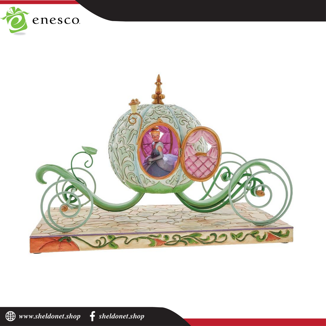 Enesco : Disney Traditions - Pumpkin Coach With Cinderella 6 Enesco : Disney Traditions - Pumpkin Coach With Cinderella