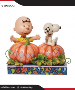 Enesco: Peanuts By Jim Shore - Charlie Brown And Snoopy In Pumpkin Patch